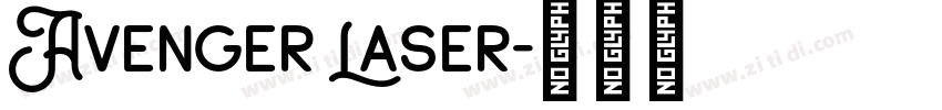 Avenger Laser字体转换